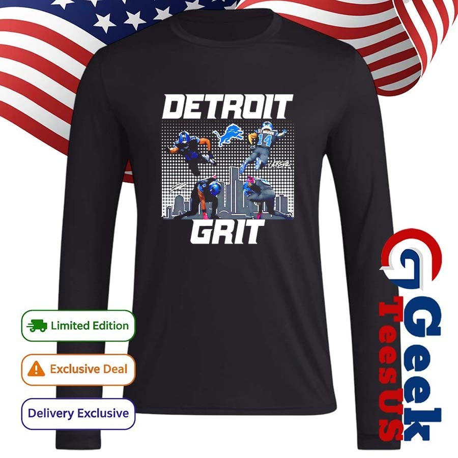 Detroit Lions grit super heroes signature shirt