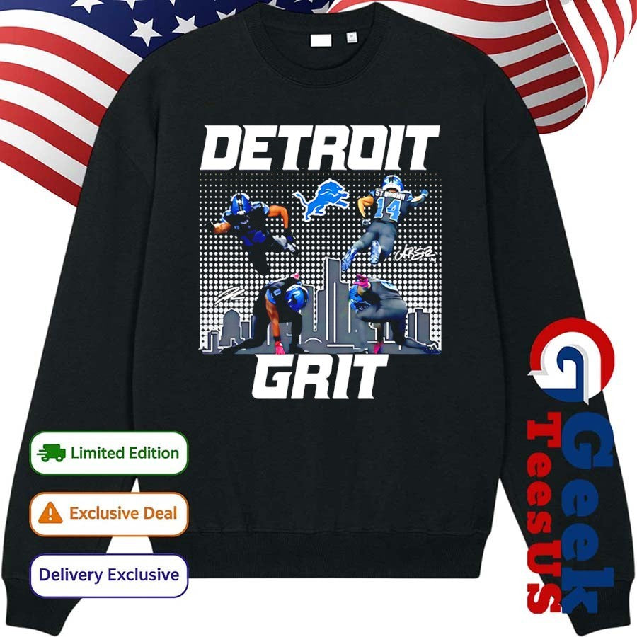 Detroit Lions grit super heroes signature shirt