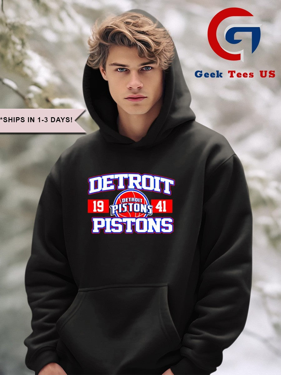 Detroit Pistons 1941 NBA logo shirt