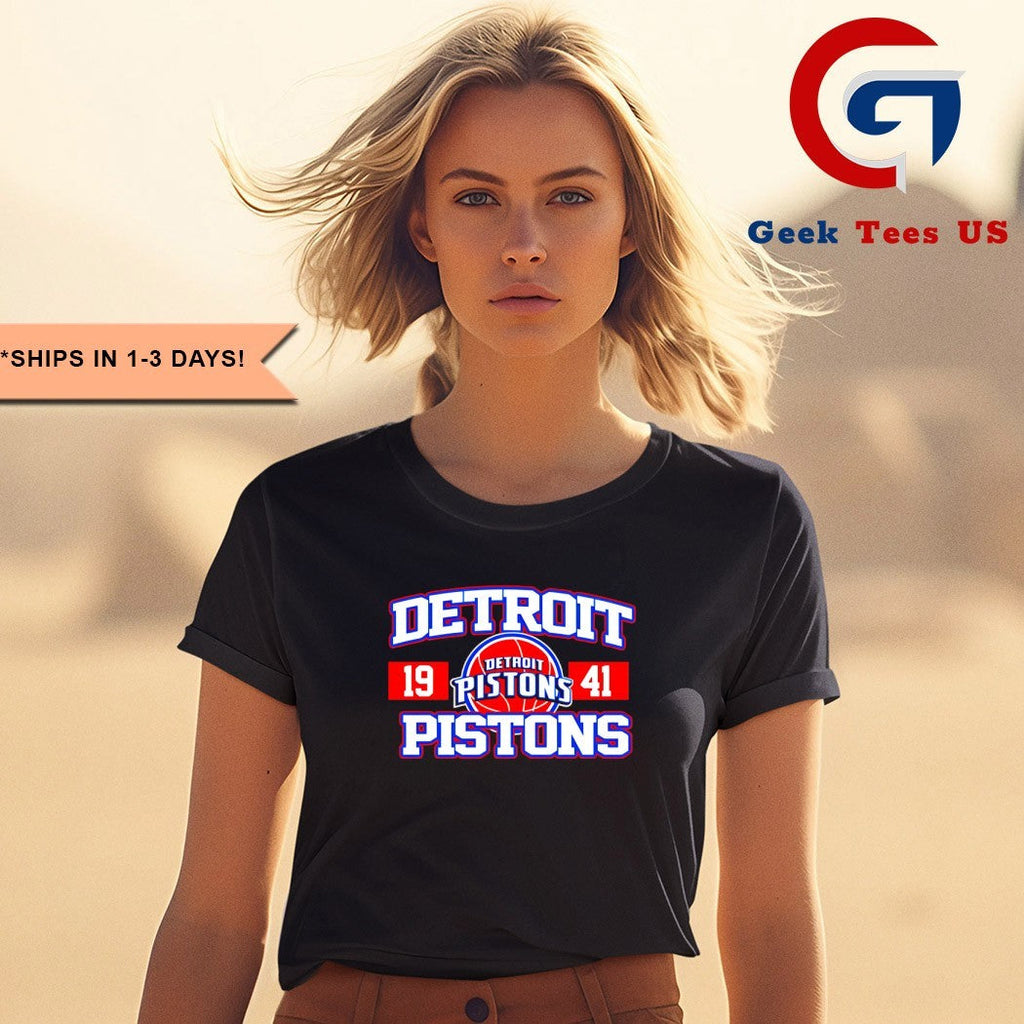 Detroit Pistons 1941 NBA logo shirt