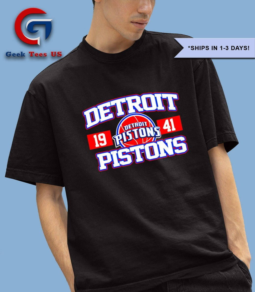Detroit Pistons 1941 NBA logo shirt