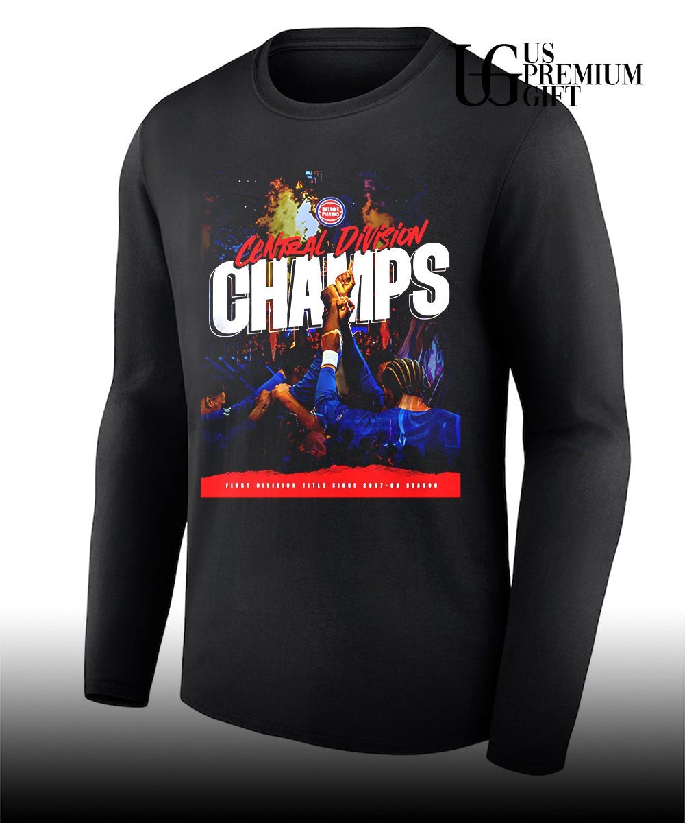 Detroit Pistons 2025-2026 Central Division Champs shirt