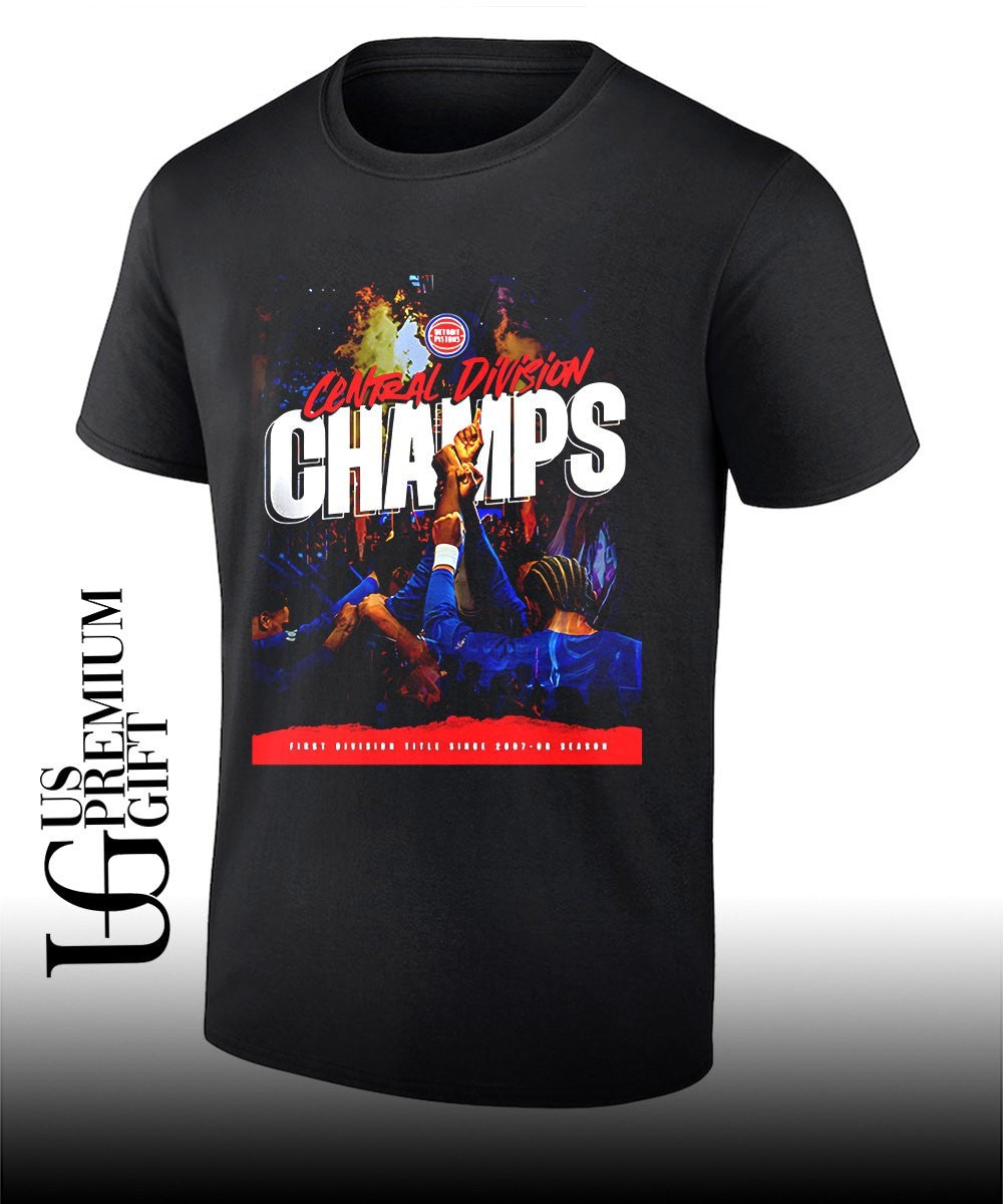 Detroit Pistons 2025-2026 Central Division Champs shirt