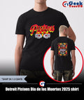 Detroit Pistons Dia de los Muertos 2025 shirt