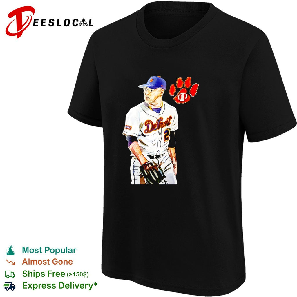 Detroit Tigers Number 2 Baseball Player shirt