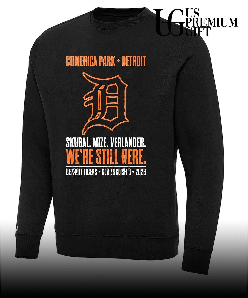 Detroit Tigers Skubal Mize Verlander Injured Still Standing 2026 shirt