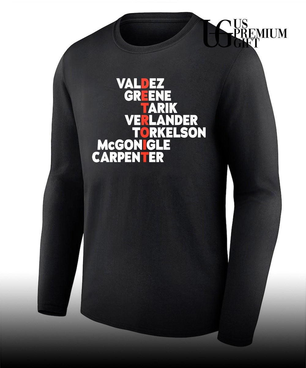 Detroit Tigers baseball names player 2026 shirt