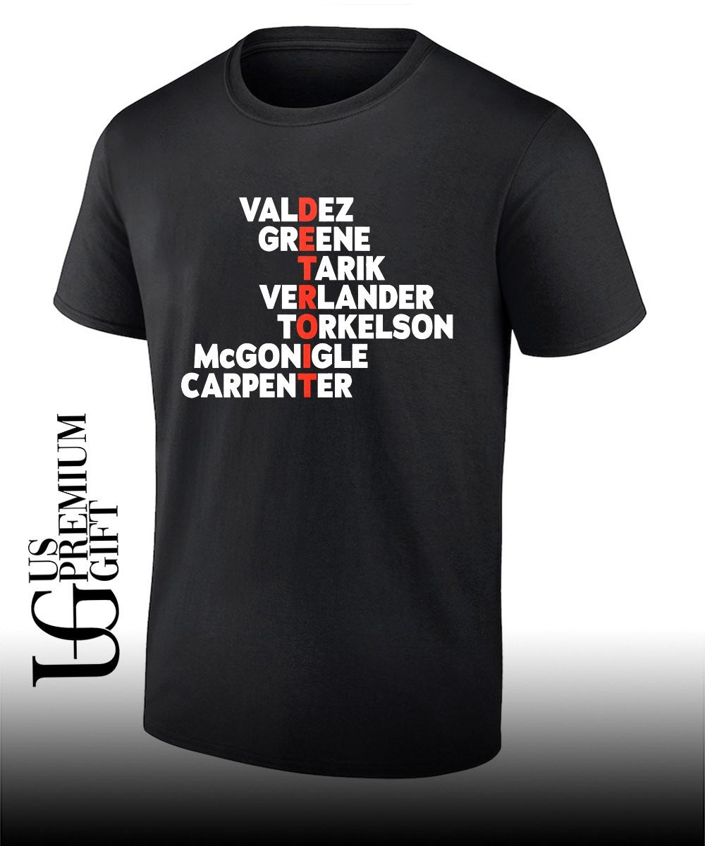 Detroit Tigers baseball names player 2026 shirt