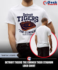 Detroit Tigers the corner Tiger Stadium logo shirt