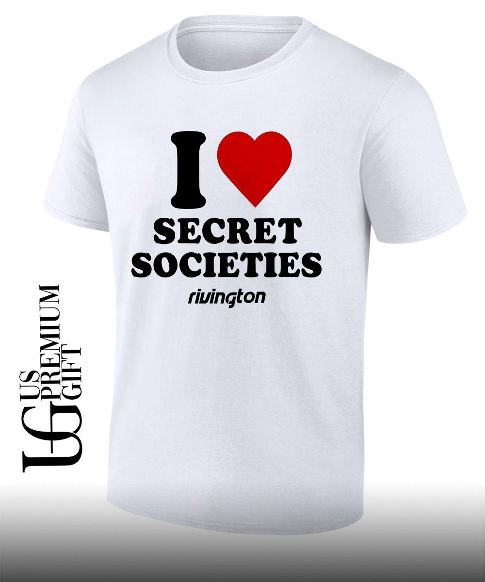 Devin Vassell wearing I heart Secret Societies shirt