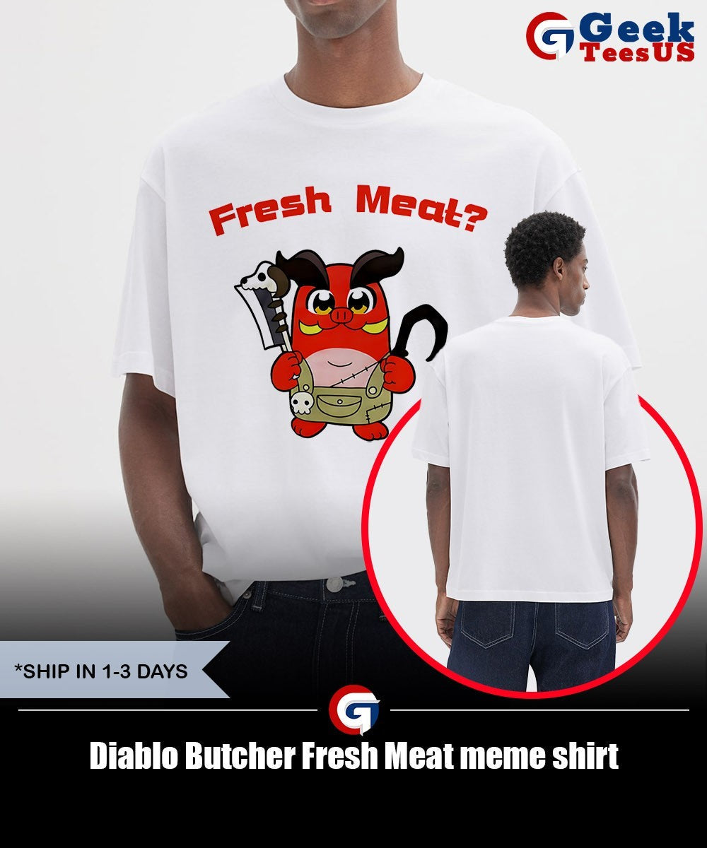 Diablo Butcher Fresh Meat meme shirt