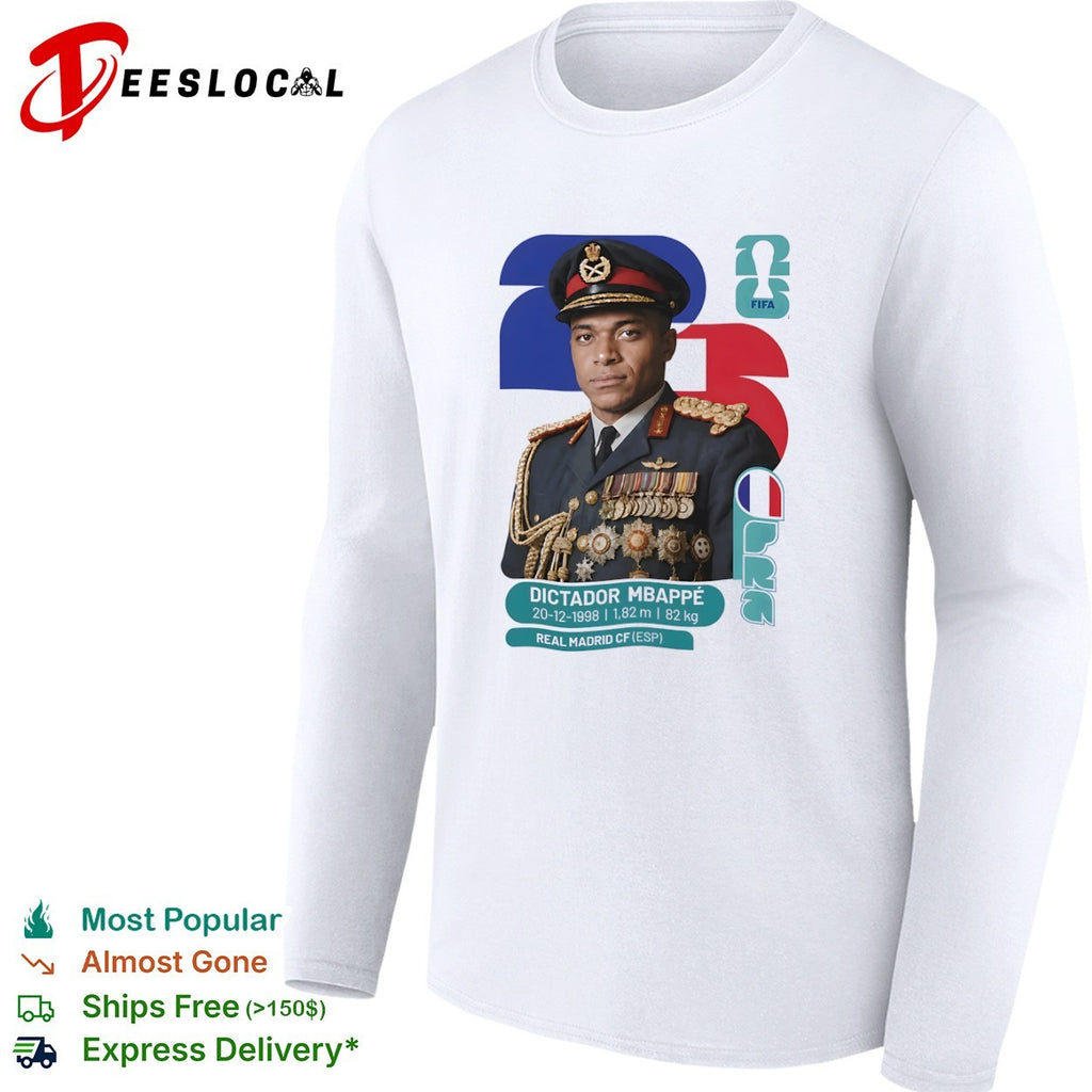 Dictador Mbappe Real Madrid CF 2023 FIFA Style Portrait shirt