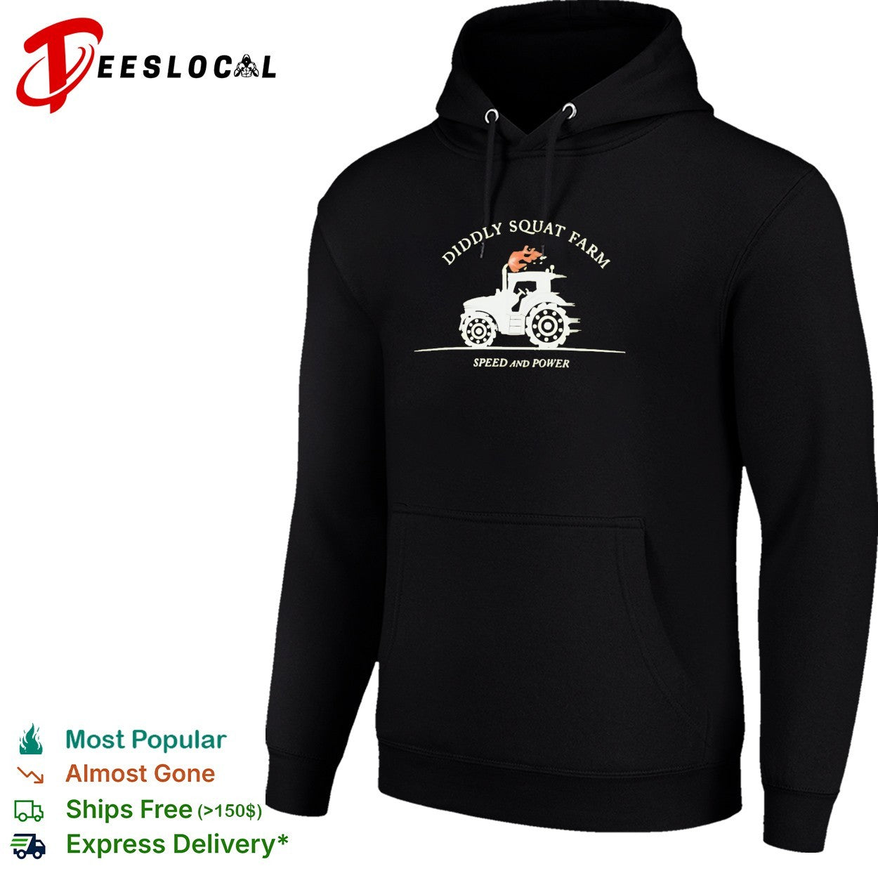 Diddly Squat Farm speed and power tractor shirt