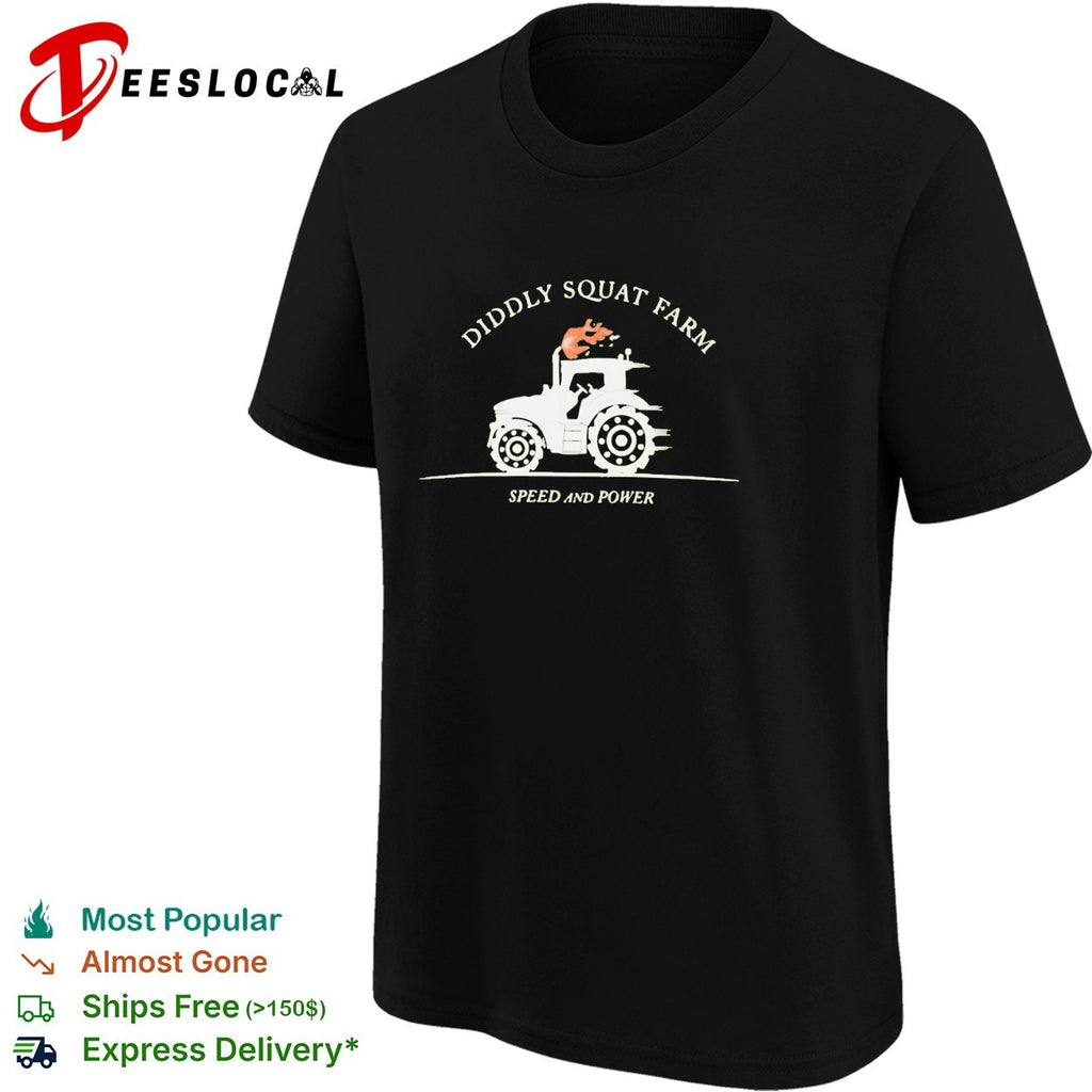 Diddly Squat Farm speed and power tractor shirt