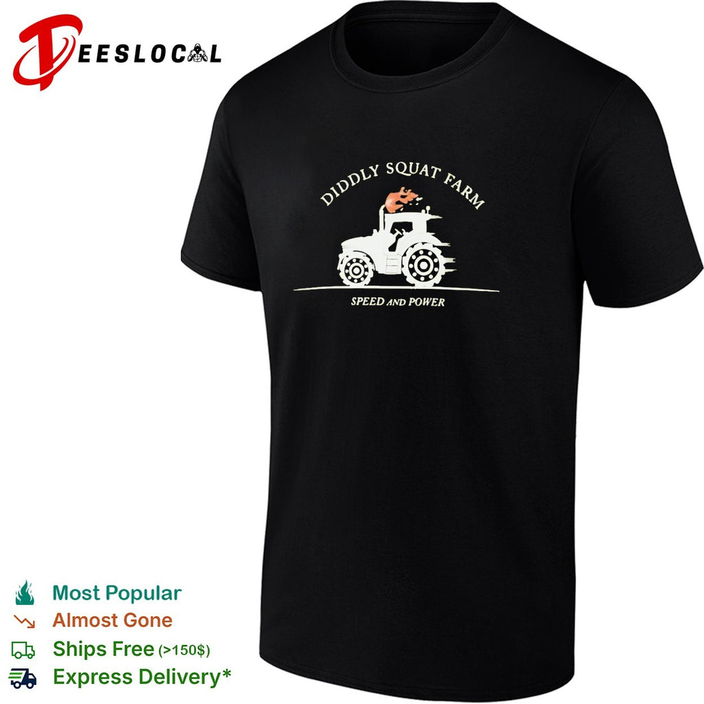 Diddly Squat Farm speed and power tractor shirt