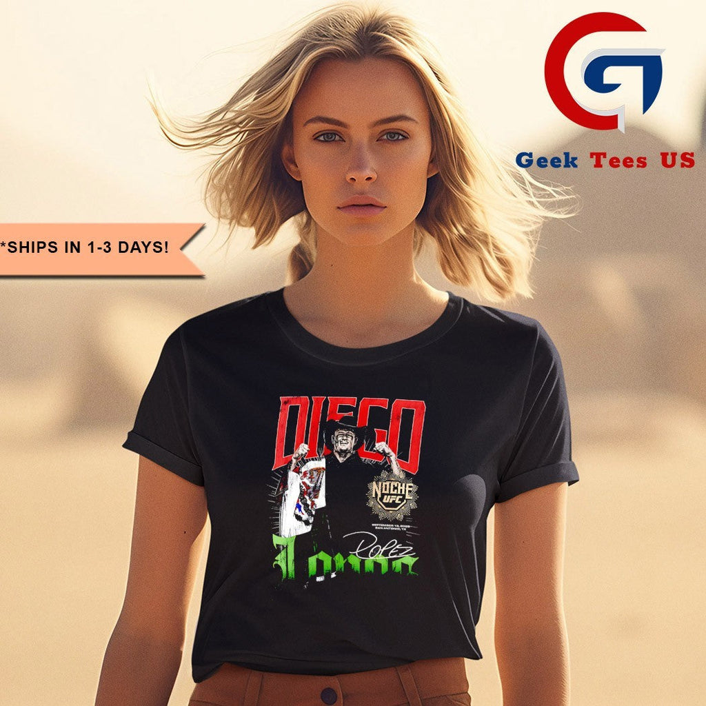 Diego Lopes UFC signature graphic T-shirt