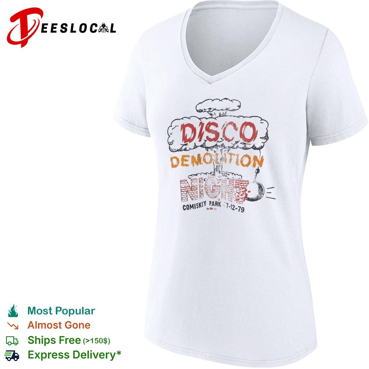Disco Demolition Night Comiskey Park 7-12-79 shirt