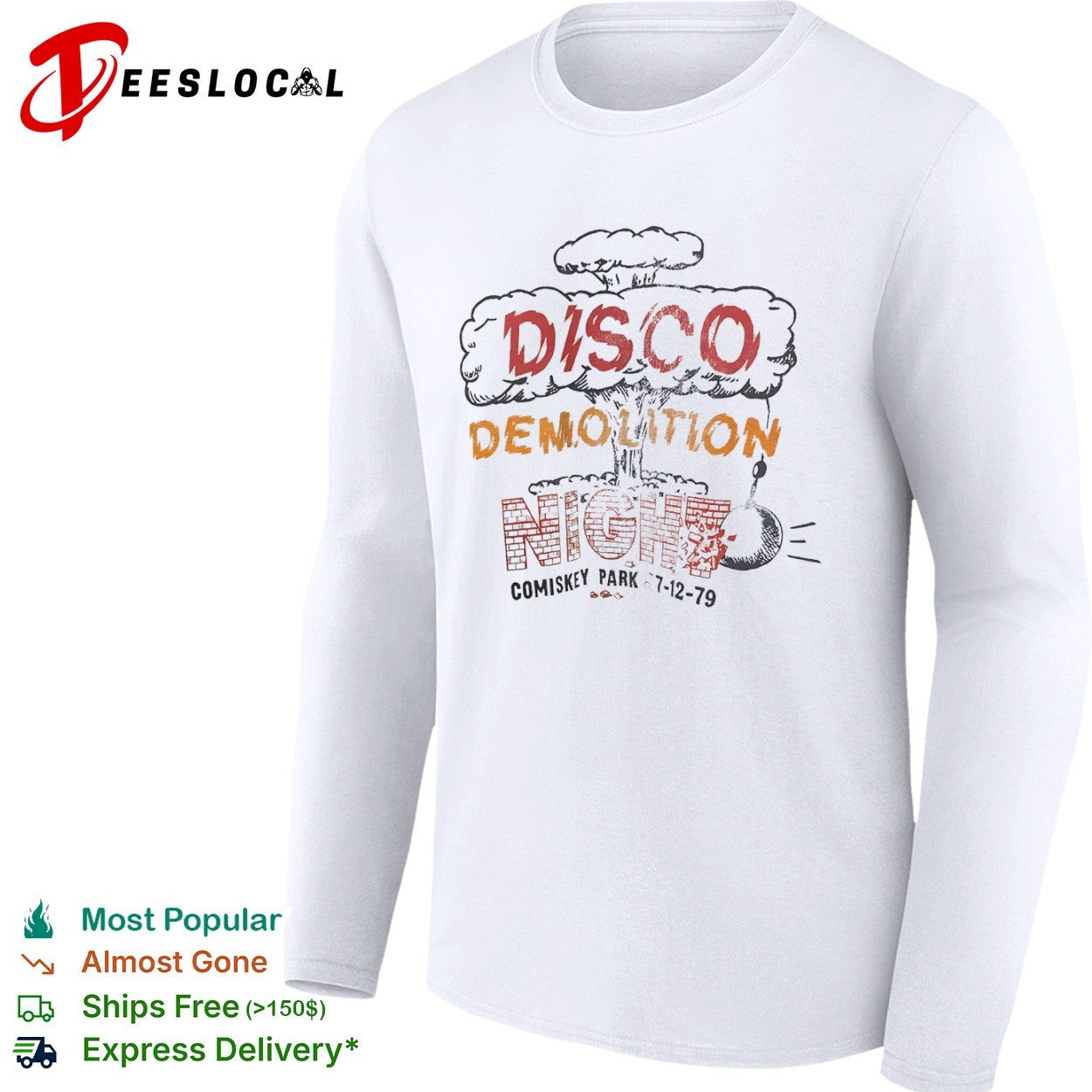 Disco Demolition Night Comiskey Park 7-12-79 shirt