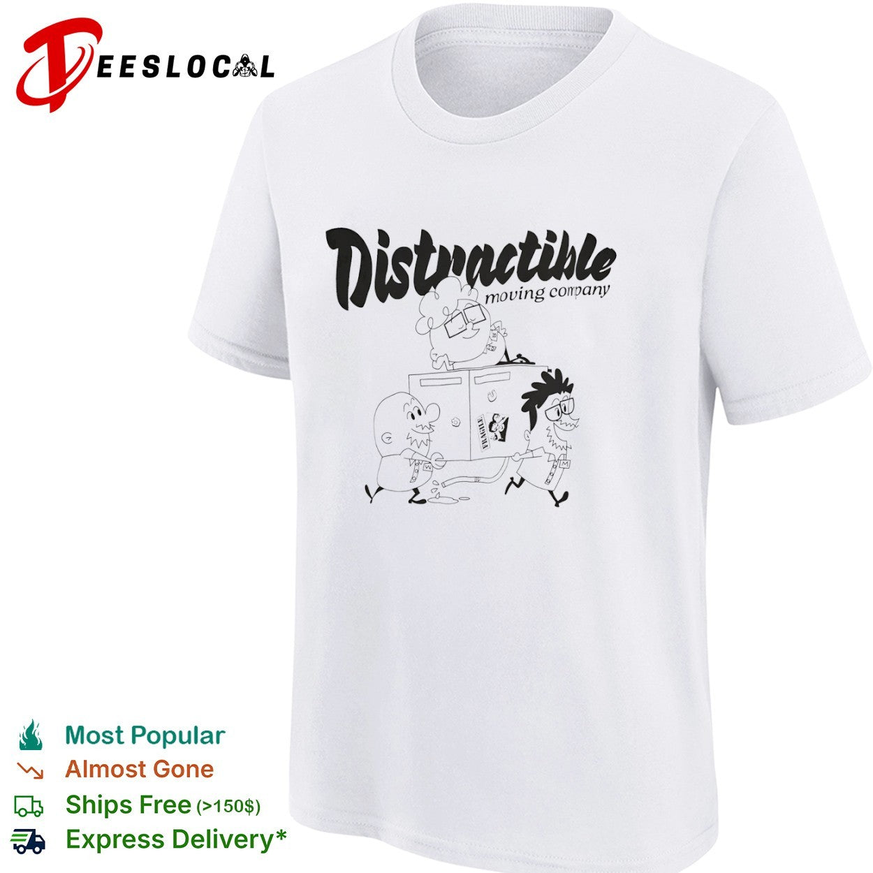 Distractable moving company Markiplier Bob Muyskens Wade Barnes podcast shirt