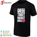 Distressed Deee-Troit Basketball Logo Detroit Pistons shirt