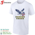 Distressed Waffle House Eagle with American Flag shirt