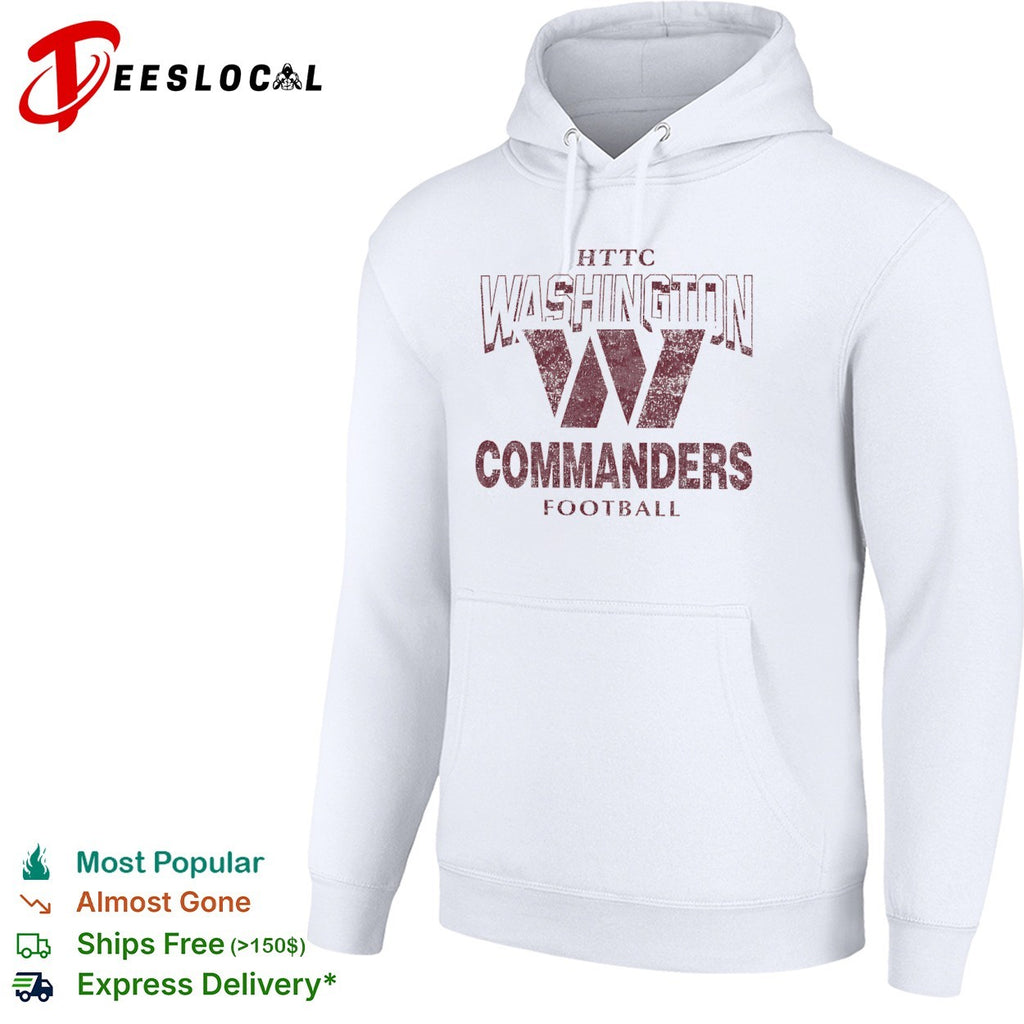 Distressed Washington Commanders HTTC Football Logo shirt