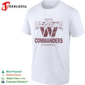 Distressed Washington Commanders HTTC Football Logo shirt
