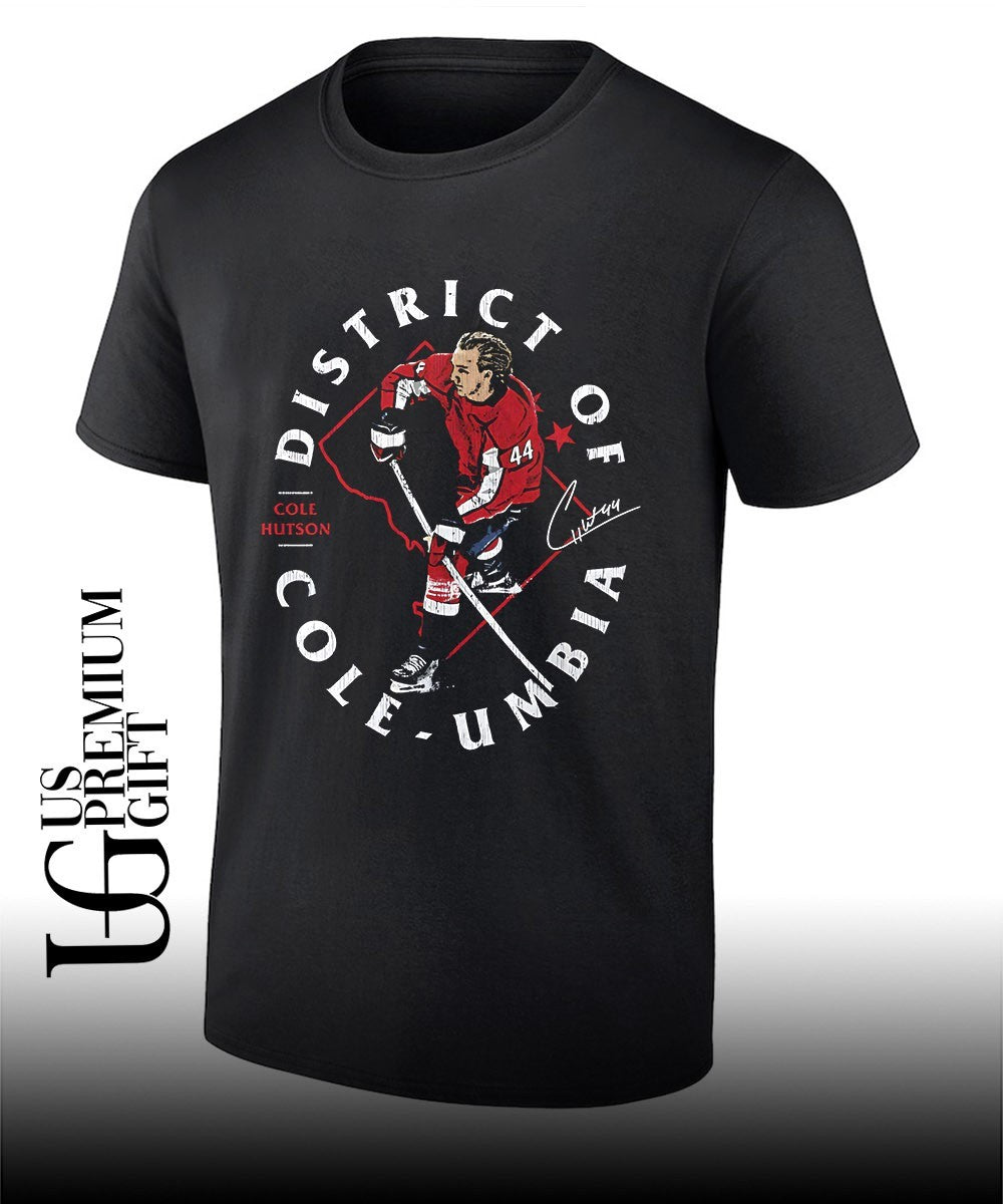 District of Cole Umbia Cole Hutson Washington Capitals hockey signature shirt