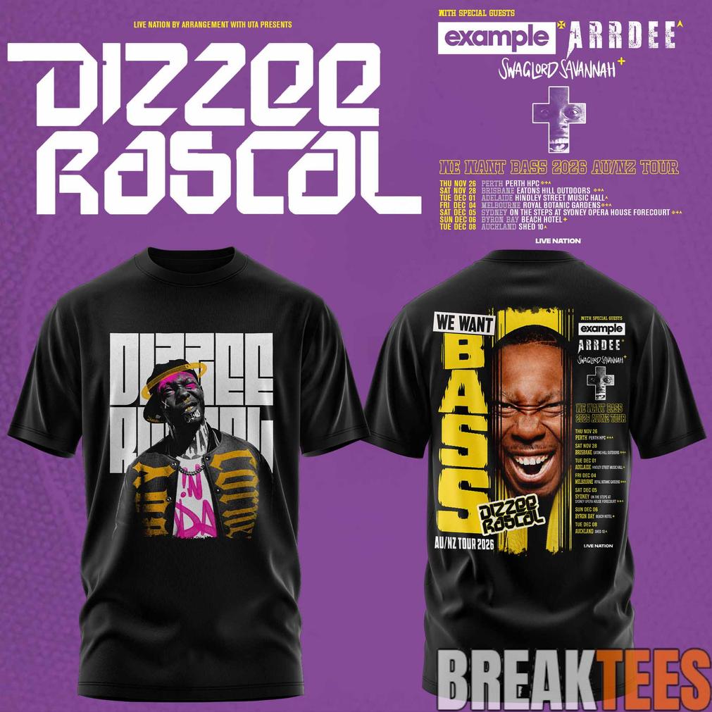 Dizzee Rascal – We Want Bass T-Shirt