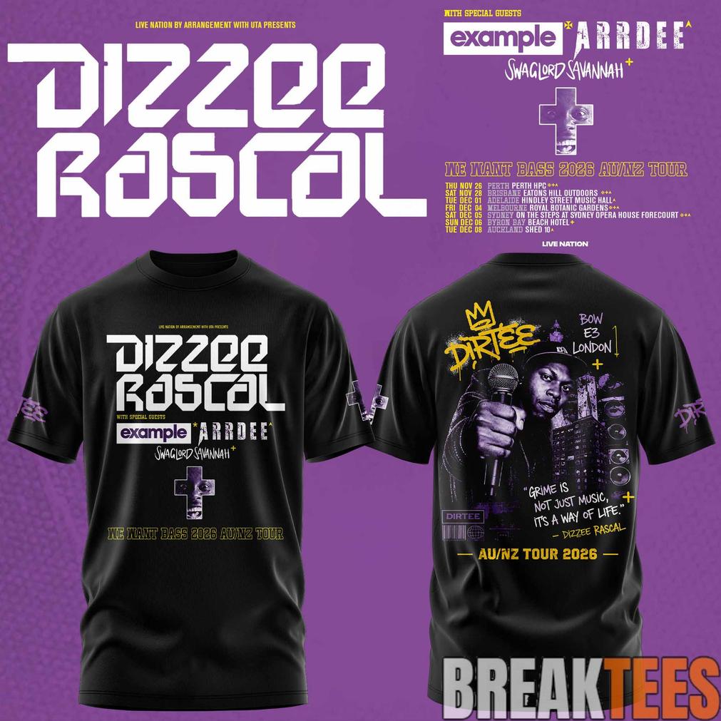 Dizzee Rascal – We Want Bass T-Shirt
