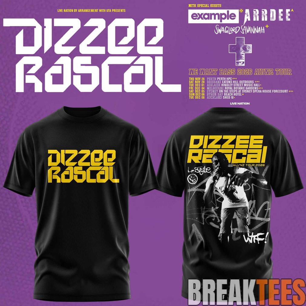 Dizzee Rascal – We Want Bass T-Shirt