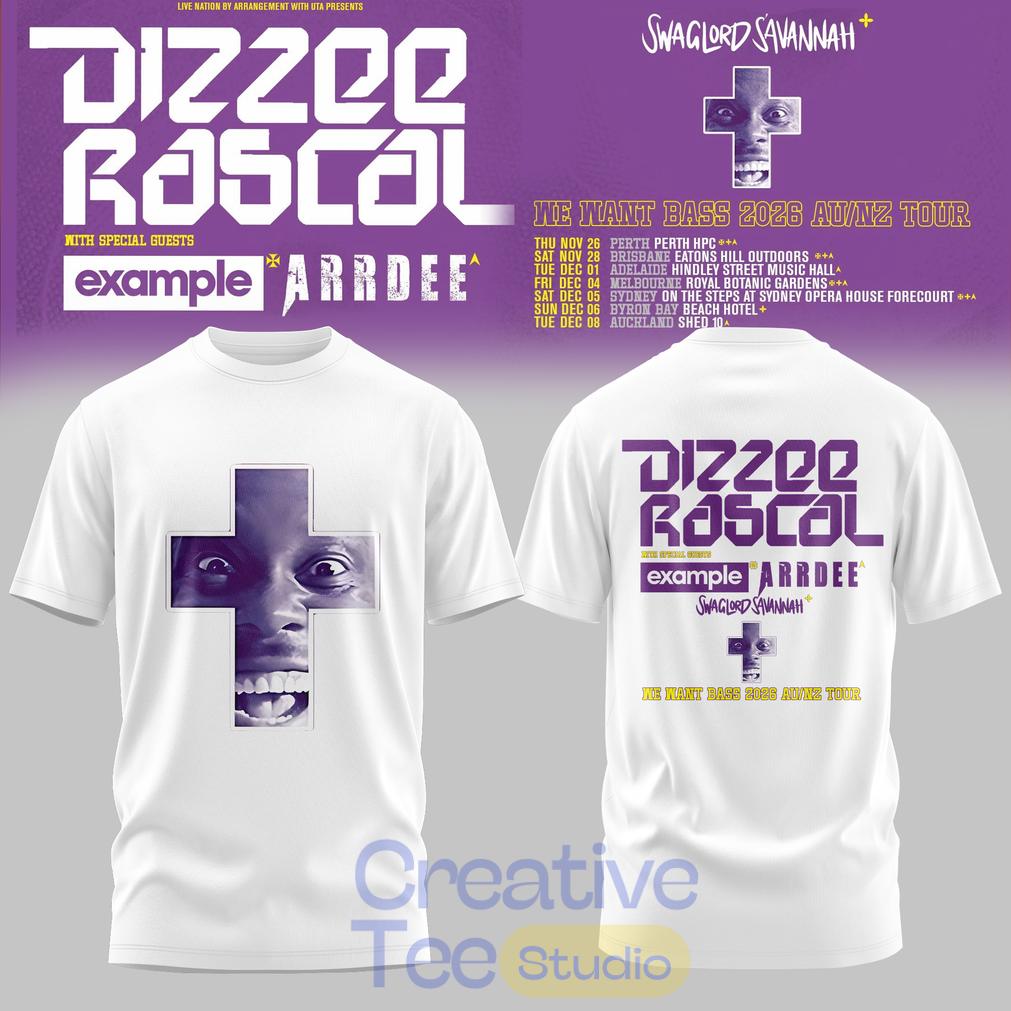 Dizzee Rascal – We Want Bass Tour Shirt