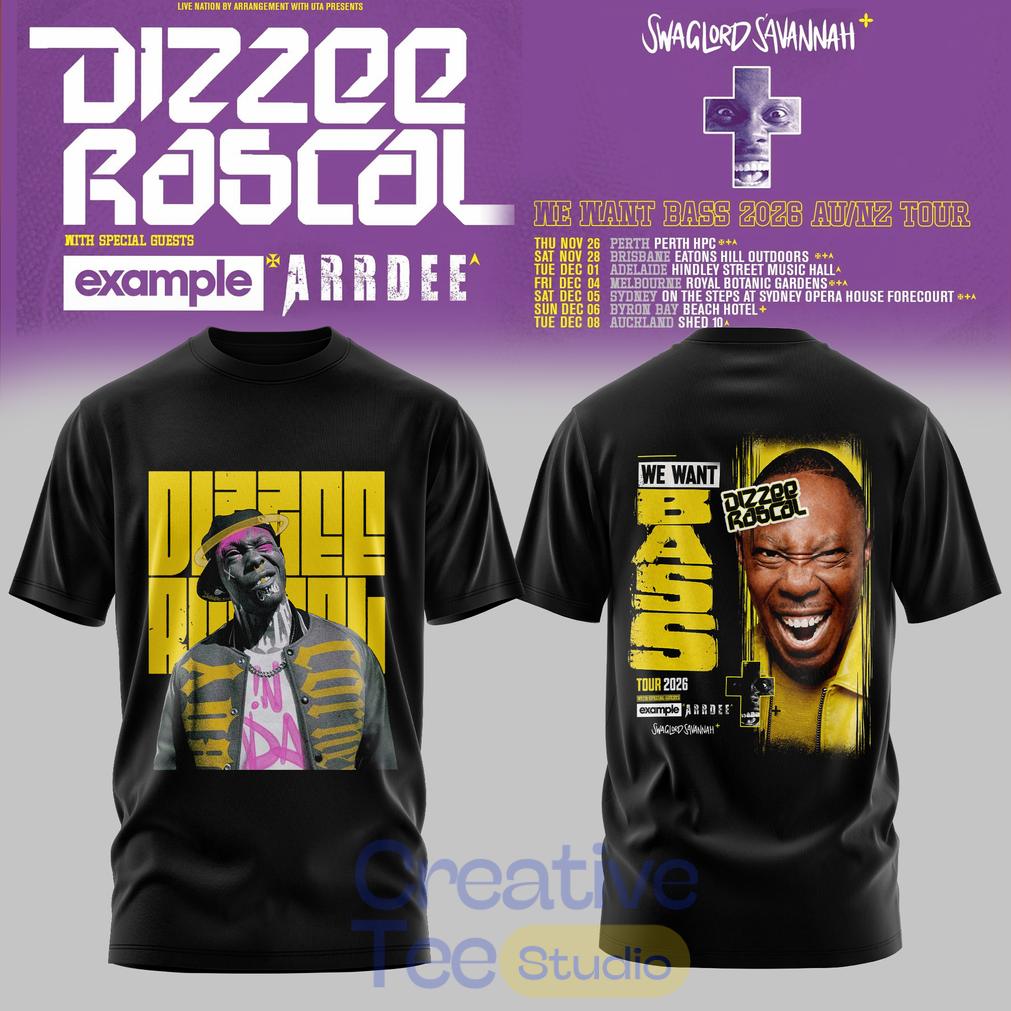 Dizzee Rascal – We Want Bass Tour Shirt