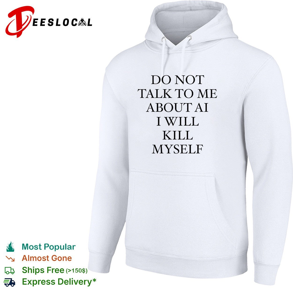 Do not talk to me about AI or I will completely and utterly lose it quote shirt