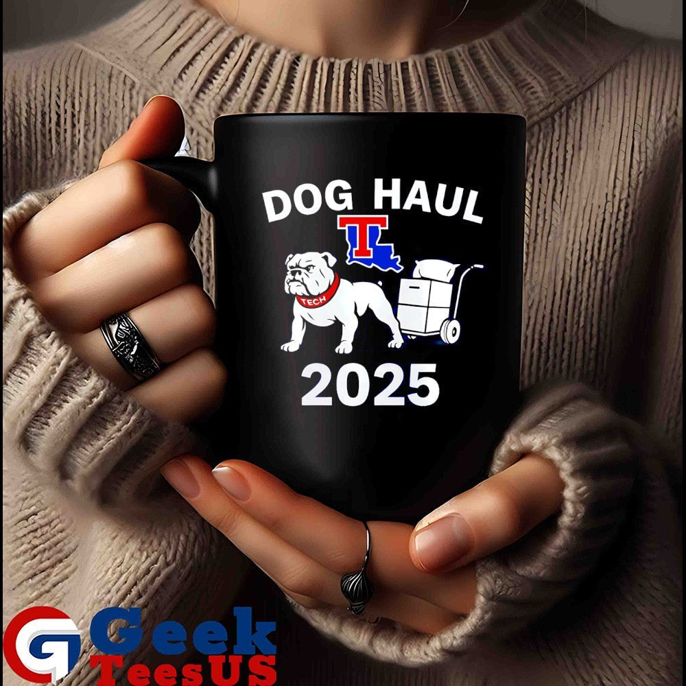 Dog Haul 2025 Louisiana Tech Bulldogs logo shirt