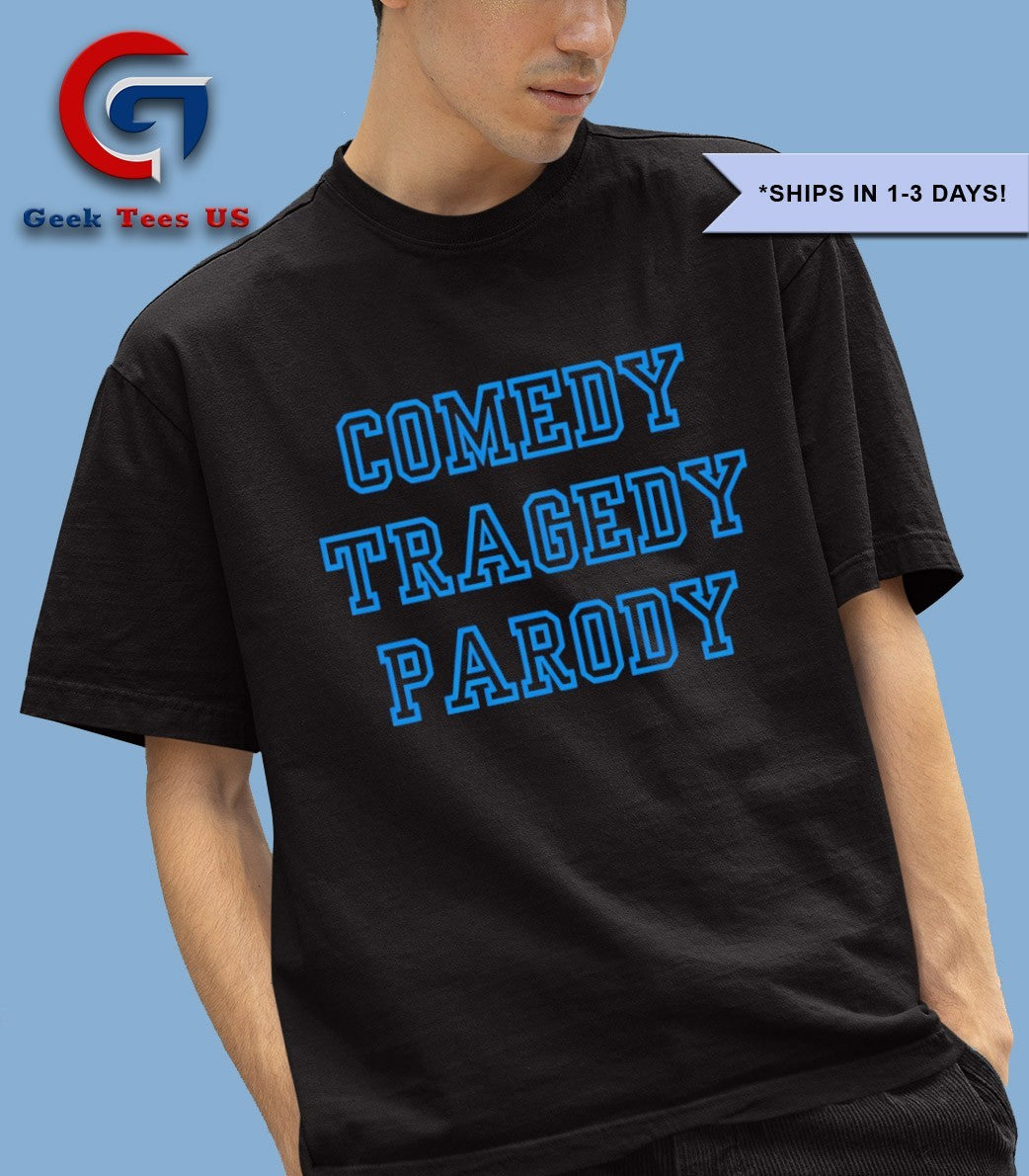 Dominic Fike Comedy Tragedy Parody T-shirt