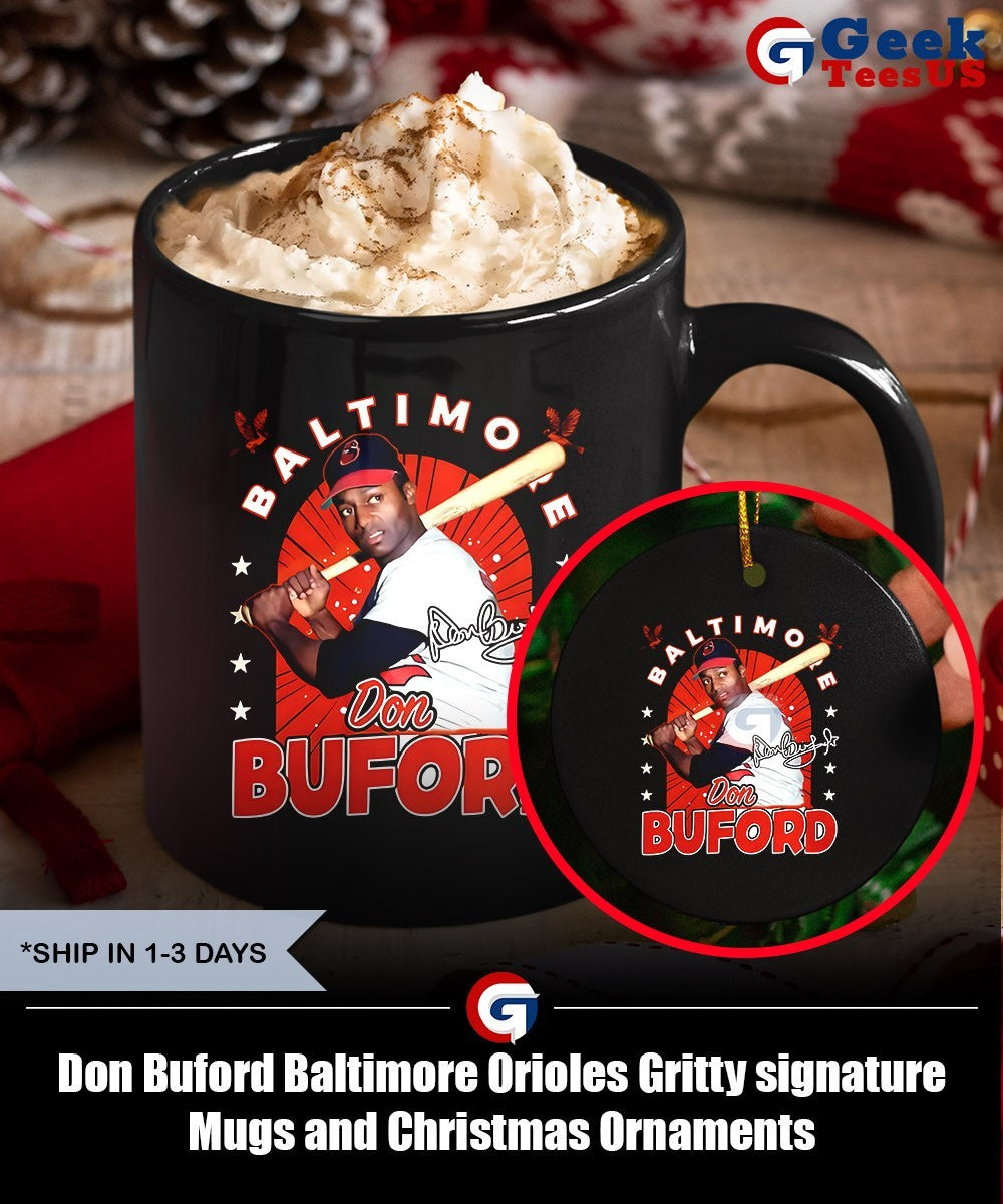 Don Buford Baltimore Orioles Gritty signature shirt