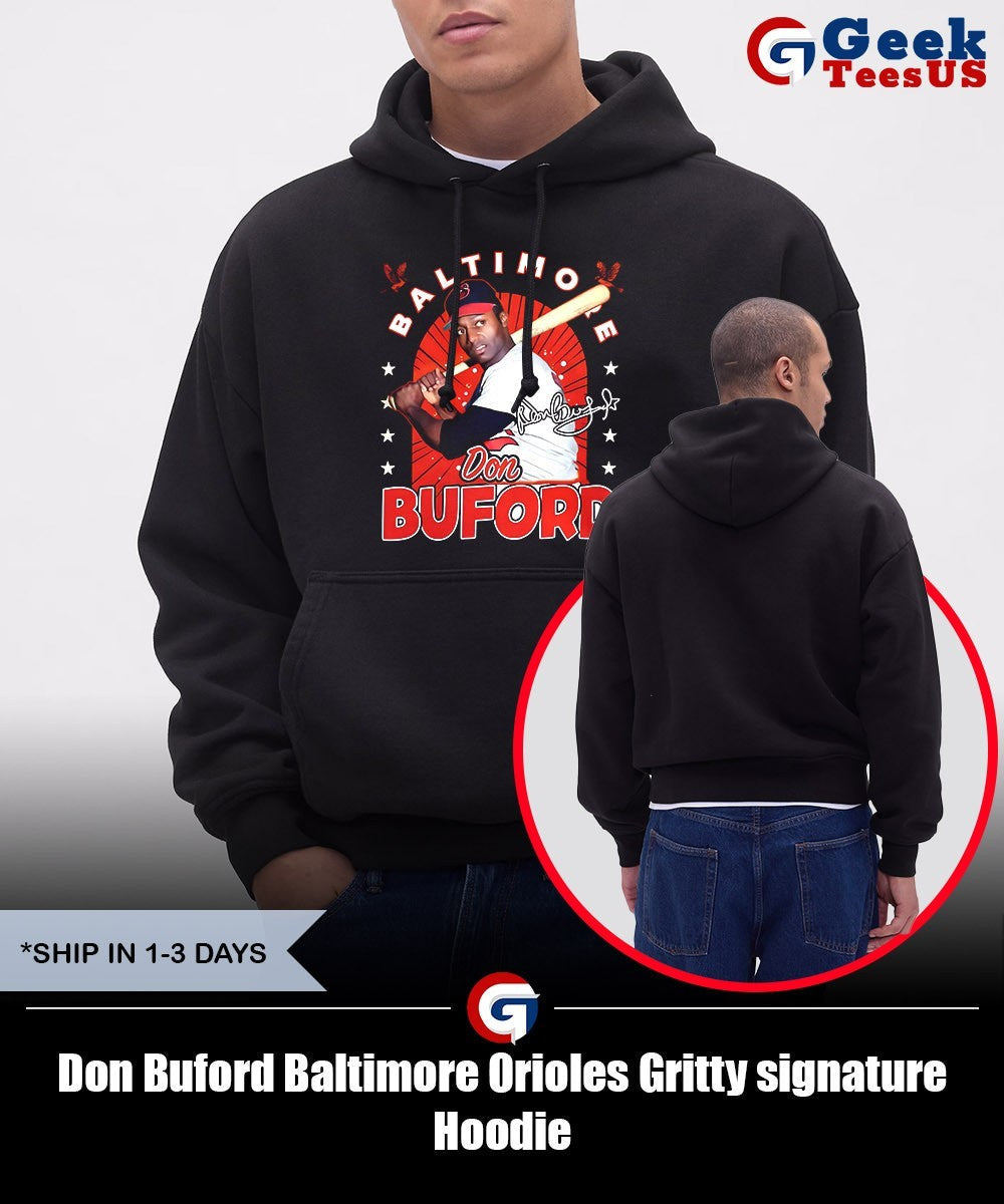 Don Buford Baltimore Orioles Gritty signature shirt