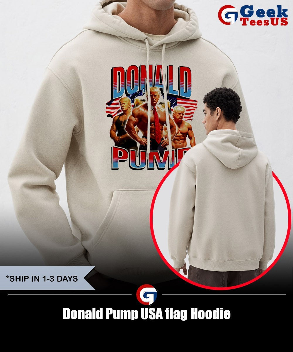 Donald Pump USA flag shirt