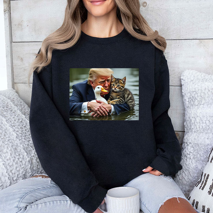 Donald Trump Cats and Ducks Memes T Shirt
