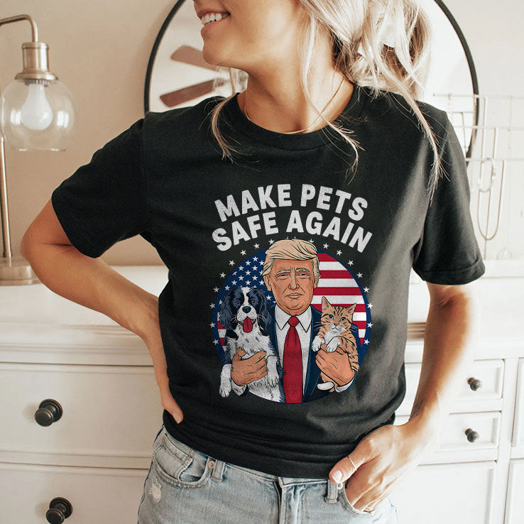 Donald Trump Make Pets Safe Again Shirt