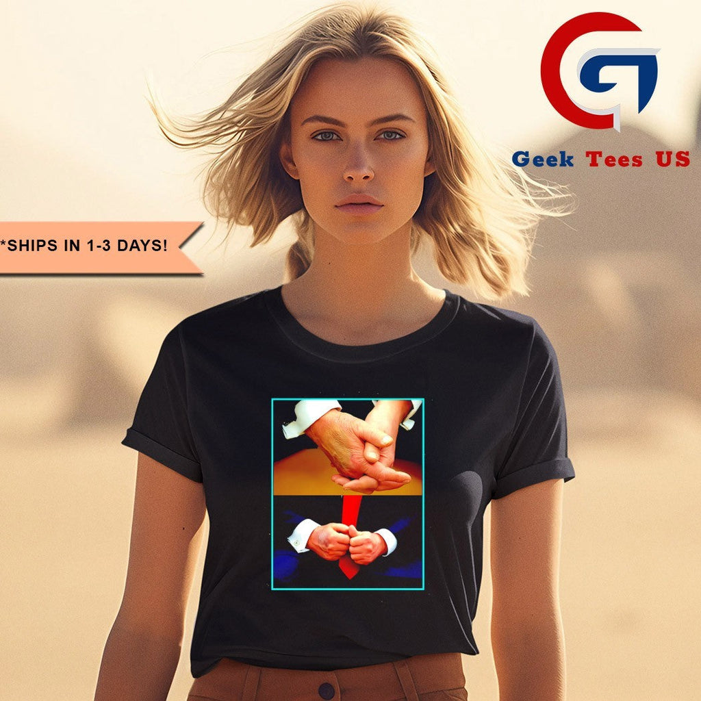 Donald Trump bruise hand shirt