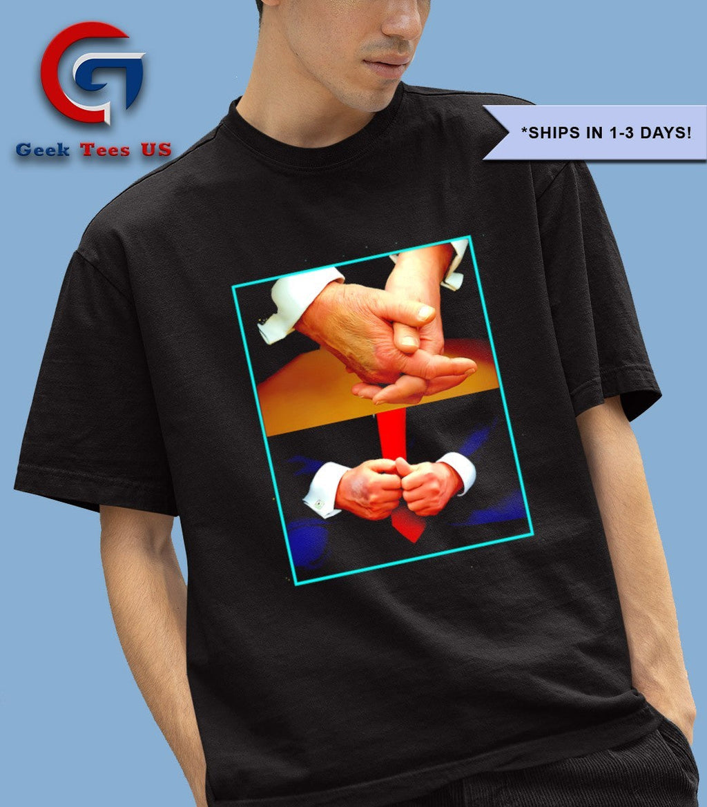 Donald Trump bruise hand shirt