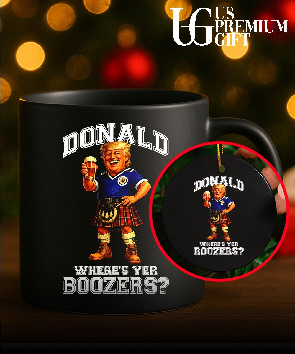 Donald Where’s Yer Boozers Scotland World Cup 2026 Football shirt