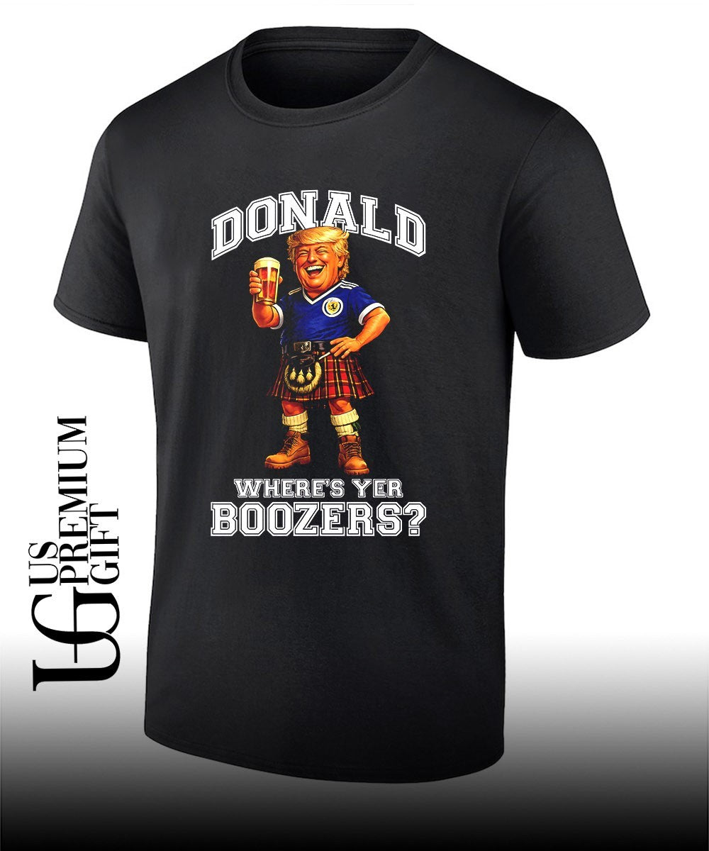 Donald Where’s Yer Boozers Scotland World Cup 2026 Football shirt