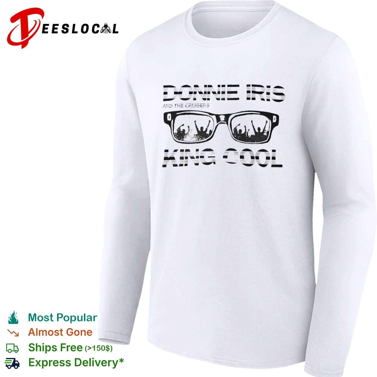 Donnie Iris and the Cruisers King Cool Pittsburgh Rock shirt