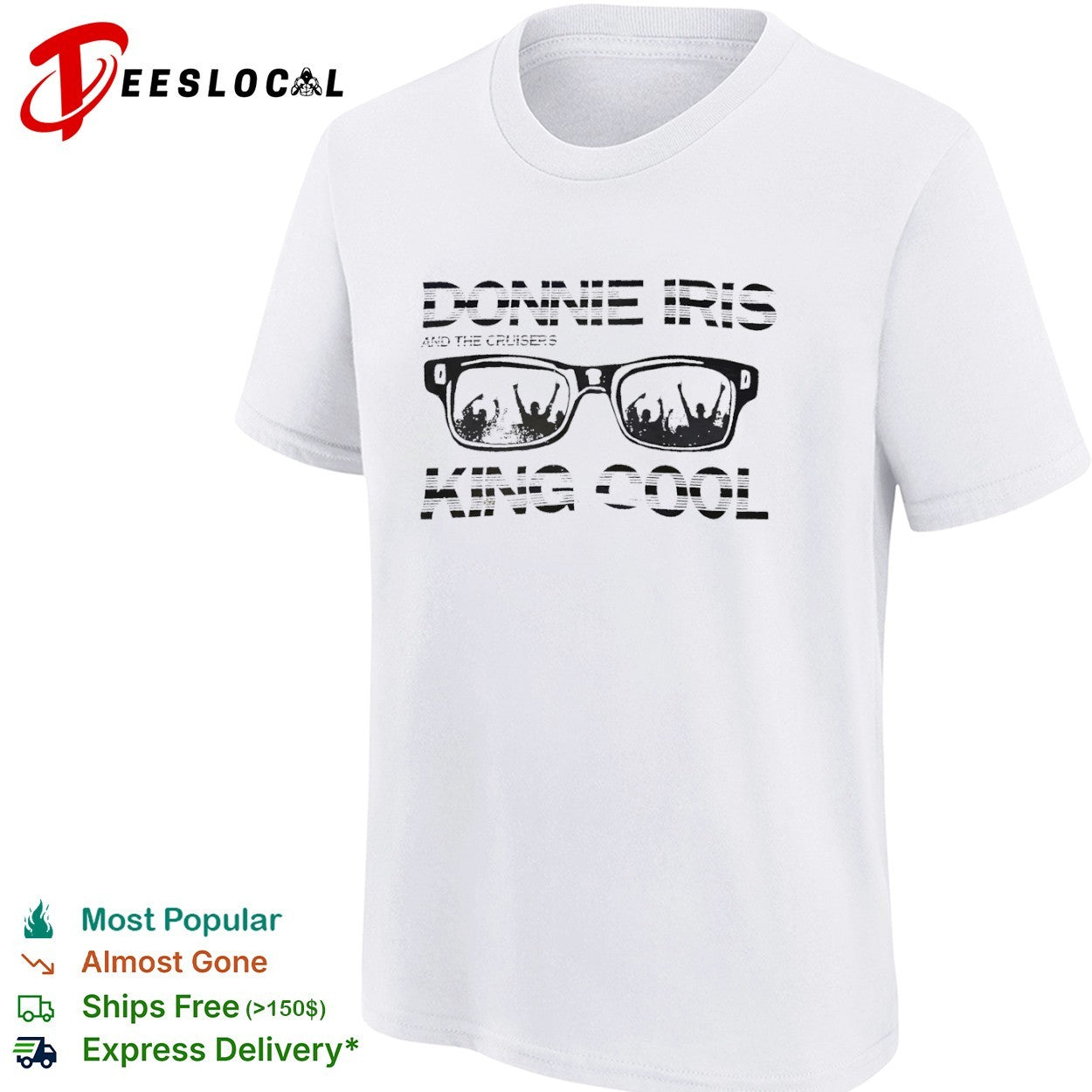 Donnie Iris and the Cruisers King Cool Pittsburgh Rock shirt