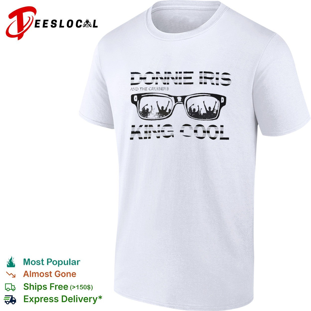 Donnie Iris and the Cruisers King Cool Pittsburgh Rock shirt