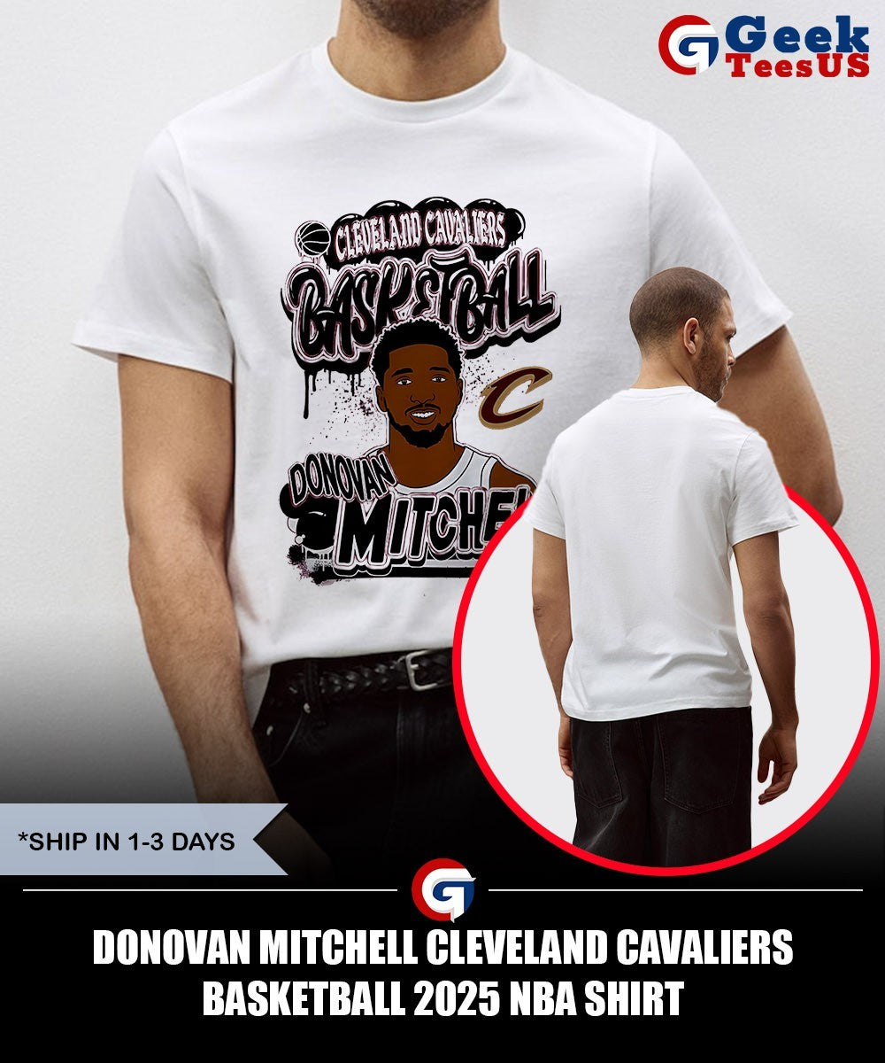 Donovan Mitchell Cleveland Cavaliers basketball 2025 NBA shirt