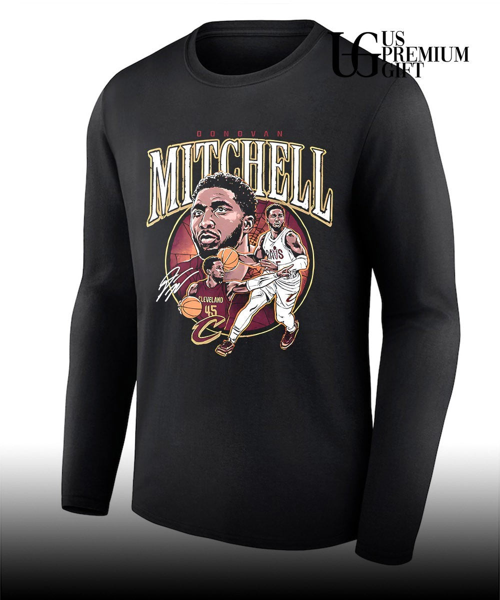 Donovan Mitchell Cleveland Cavaliers basketball Trio signature shirt